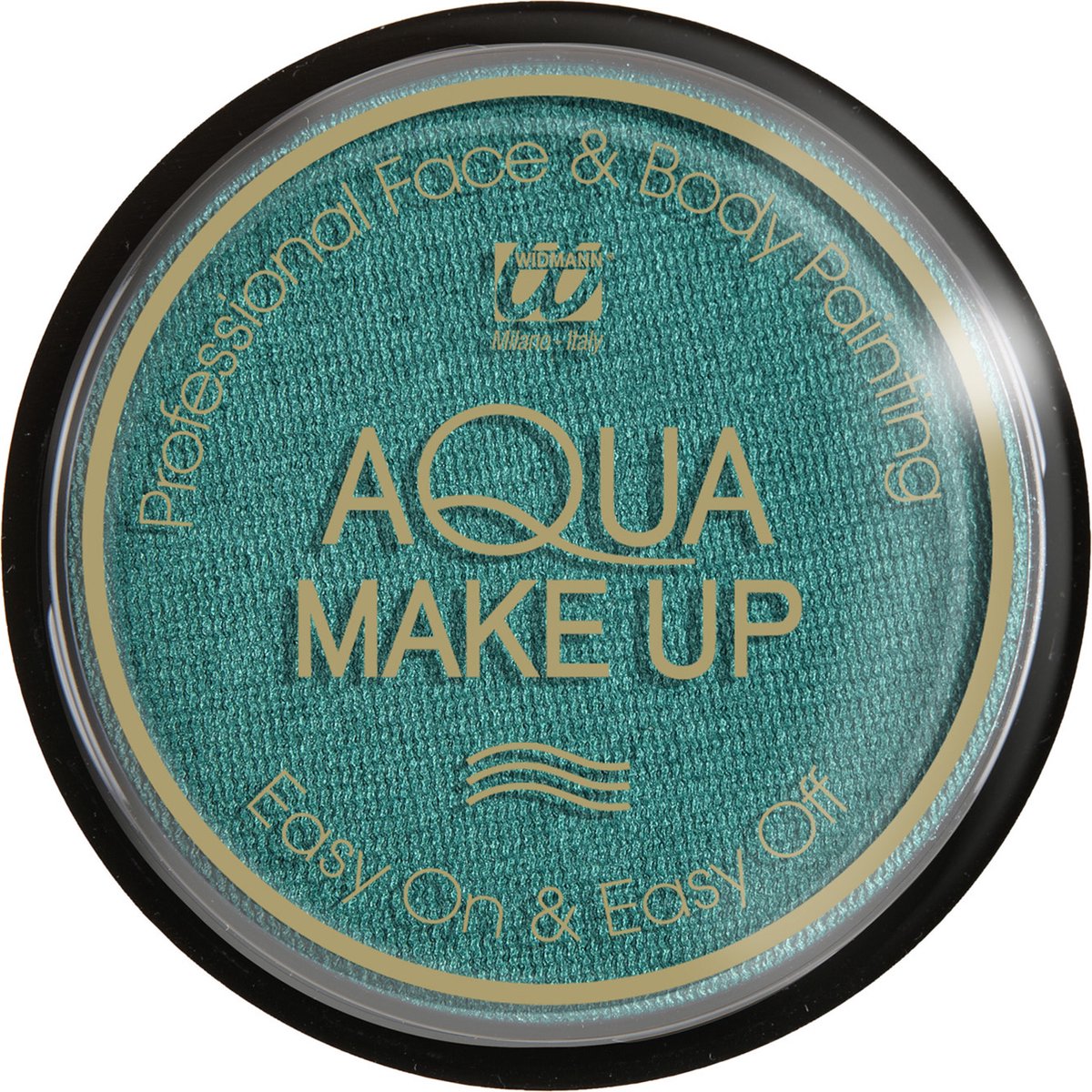 Aqua Make-Up Metallic Groen 15 Gram | Carnavalskleding | Verkleedkleding